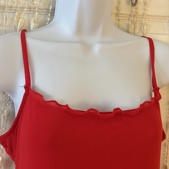 Red Spaghetti Strap Dress - Picture 3 of 5